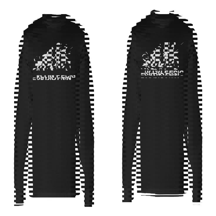 フェンサー フェンシングの進化 フェンシング 長袖Tシャツ