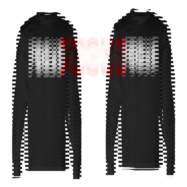 フォーカス 錯覚 ぼやけたトリッピー 長袖tシャツ 長袖Tシャツ
