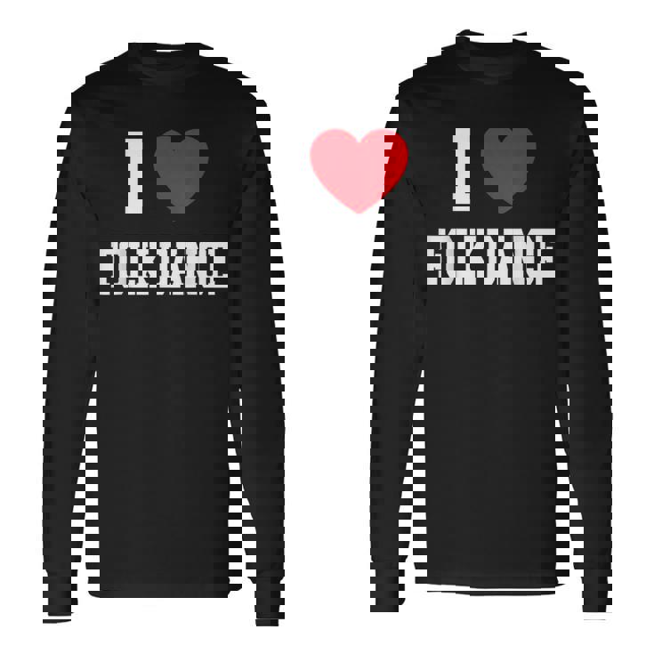 フォークダンス大好き 長袖Tシャツ ギフトのアイデア