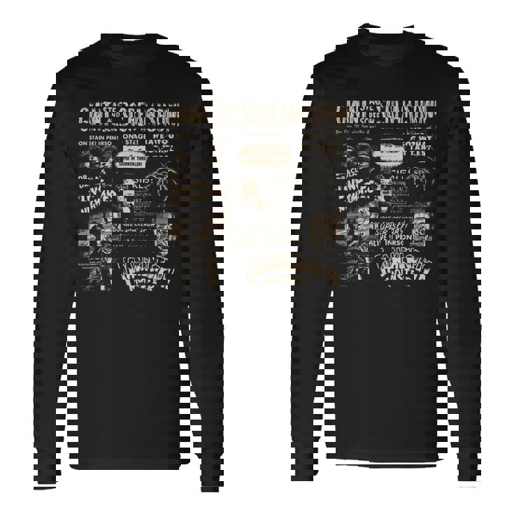 フランケンシュタイン ハロウィン ホラー映画 ヴィンテージ ホラーモンスター 長袖Tシャツ