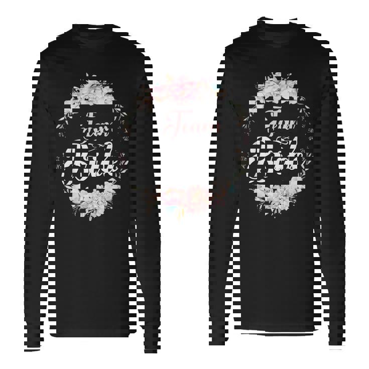 ブライドメイド シャツ チーム ブライド ブライド スクワッド バチェロレット 長袖Tシャツ