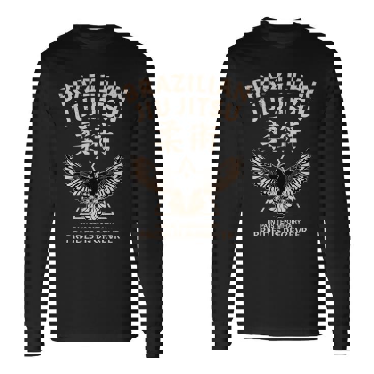 ブラジリアン柔術 イーグル 長袖tシャツ 長袖Tシャツ ギフトのアイデア