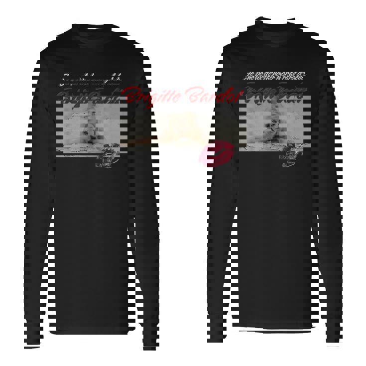 ブリジットバルドー_001 長袖Tシャツ