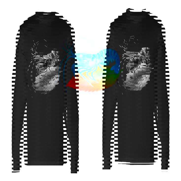 ブルーチェリー シュリンプ ブリーダー ネオカラディナ 淡水水槽 長袖Tシャツ