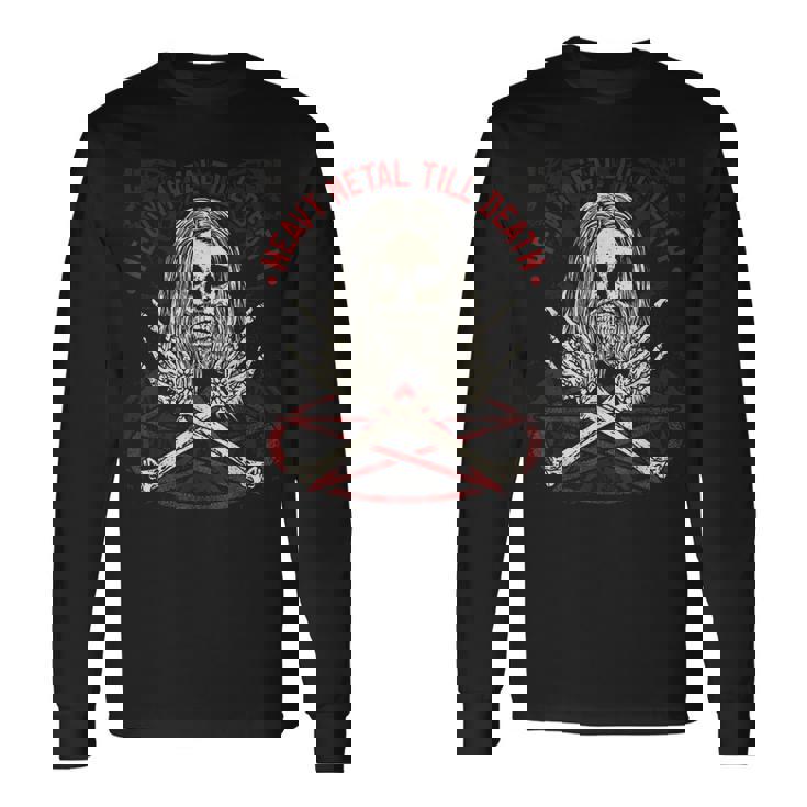ヘビーメタル ロック・メタルヘッド 長袖Tシャツ