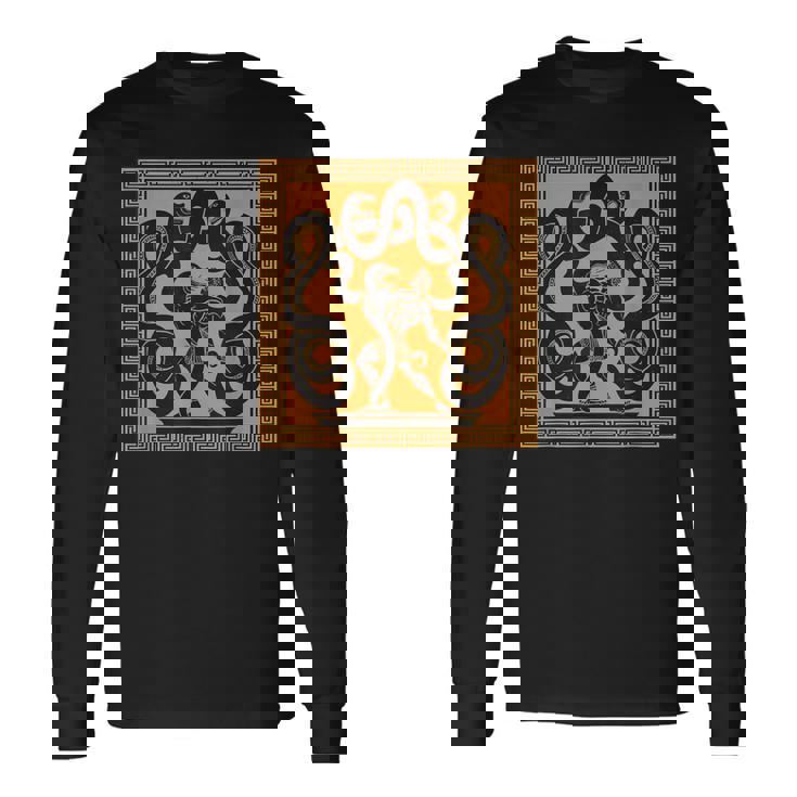 ヘラクレス オリンピアン戦士 ギリシャ神話 ギリシャ美術 神話 長袖Tシャツ