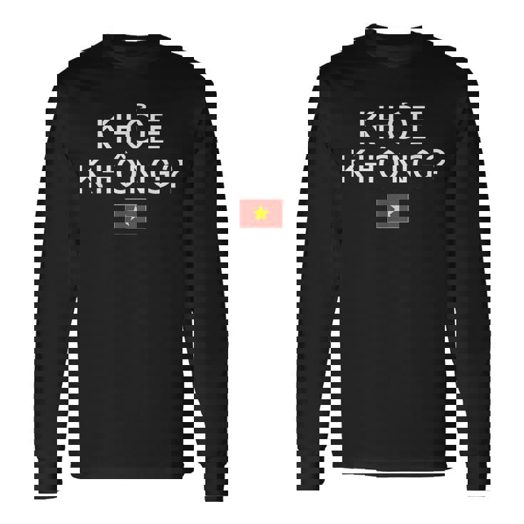 ベトナム語で元気ですか ベトナム 長袖Tシャツ