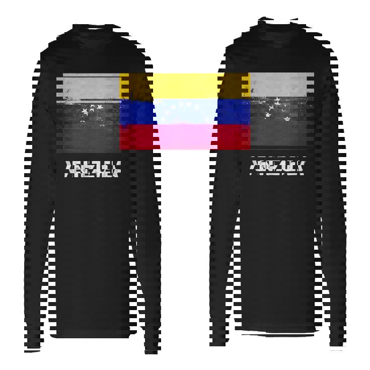 ベネズエラ国旗tシャツ 長袖Tシャツ