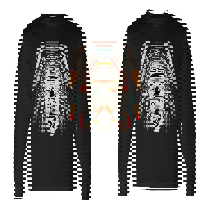 ホピ族アート シャーマン ネイティブ南西アメリカ インディアン スタイル 長袖tシャツ 長袖Tシャツ