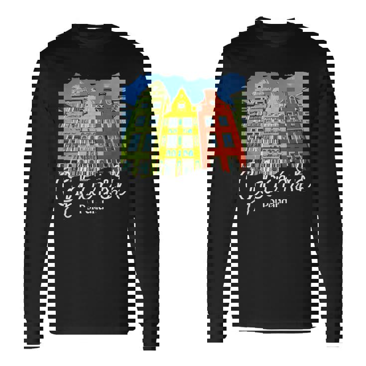 ポーランドのお土産グダニスク 長袖Tシャツ