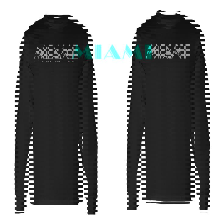 マイアミ80年代バイス 長袖Tシャツ