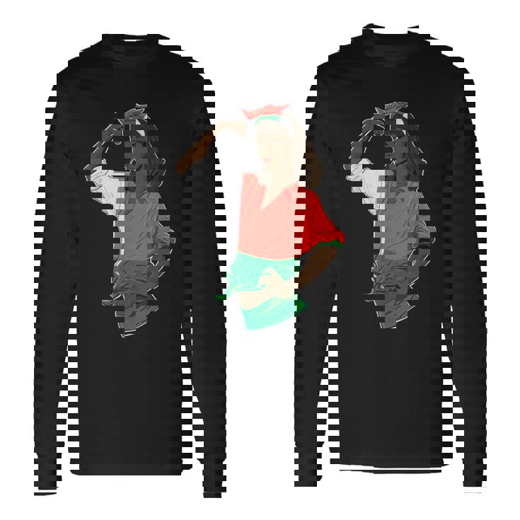 マダガスカルガール アンブレイカブル・アイ マダガスカル 長袖Tシャツ