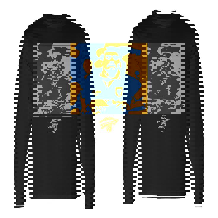 マラドーナボカアブストラクト 長袖tシャツ 長袖Tシャツ