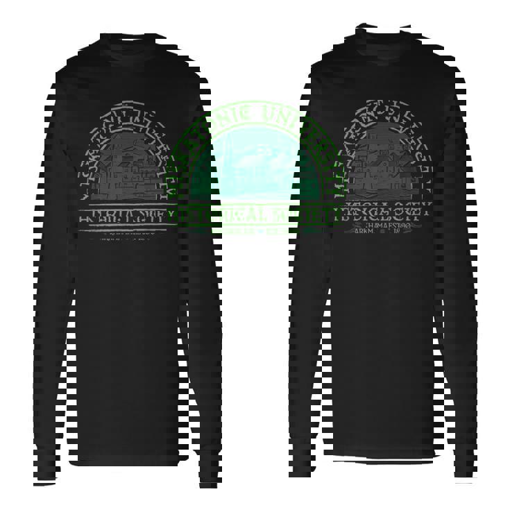 ミスカトニック大学歴史社会 長袖Tシャツ