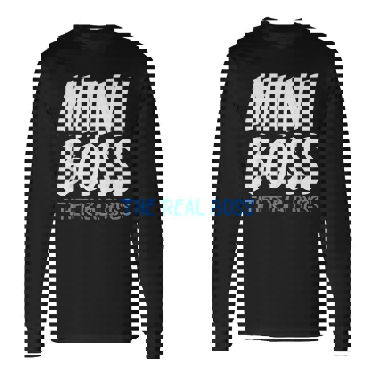 ミニボス リアルボス 長袖Tシャツ