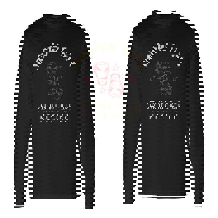 メキシコシティボクシングクラブ メキシコ ボクシング 長袖Tシャツ