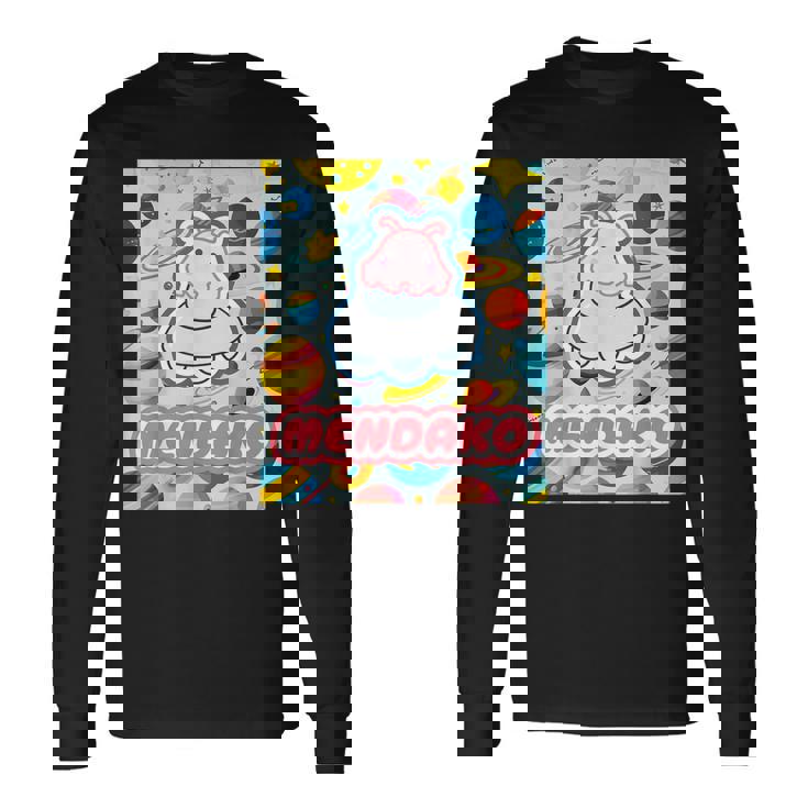 メンダコ Mendako《Ufo》【どうぶつフレンズ】水族館 ゆるくて かわいい 面白い 動物 キャラクター 長袖Tシャツ