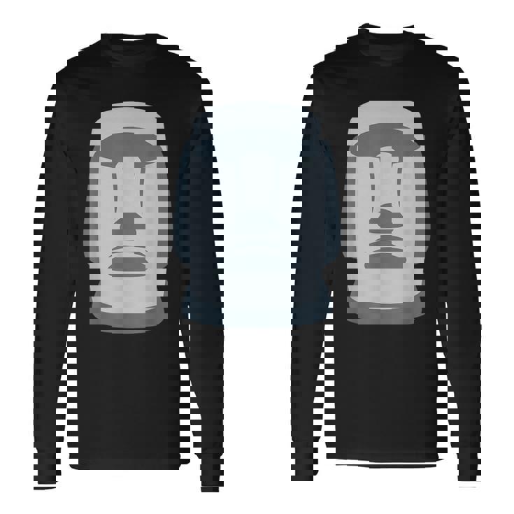 モアイ 長袖Tシャツ
