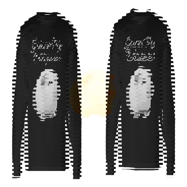 モルモット ウィスパラー アメリカモルモット 長袖Tシャツ