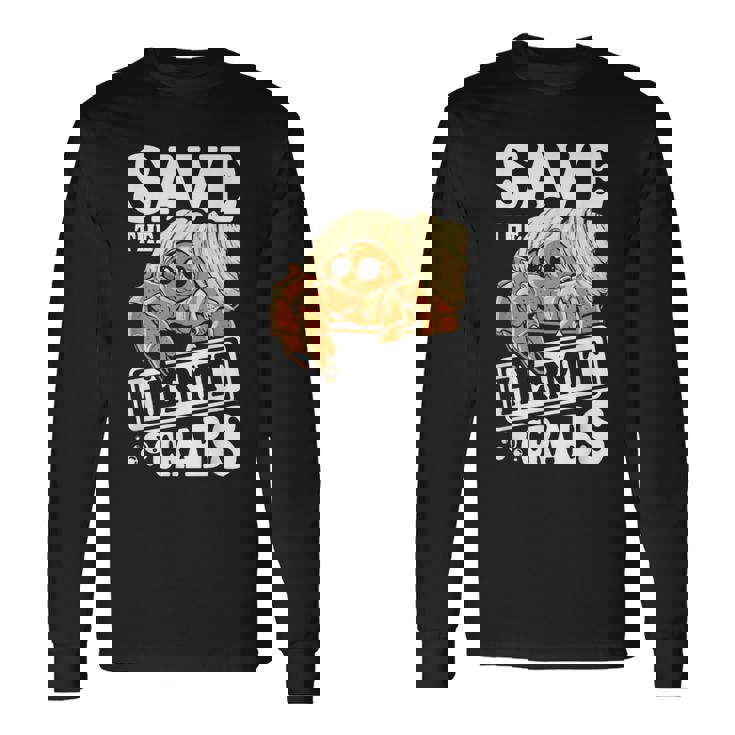 ヤドカリを救う 長袖Tシャツ