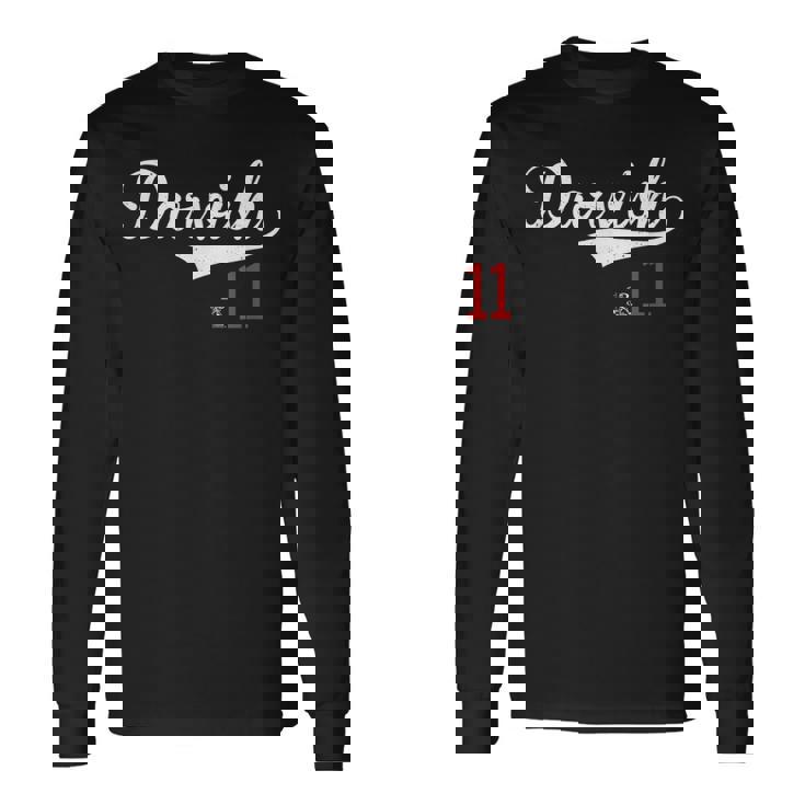 ユウ・ダルビッシュ・ヴィンテージ・ゲームデー 長袖Tシャツ