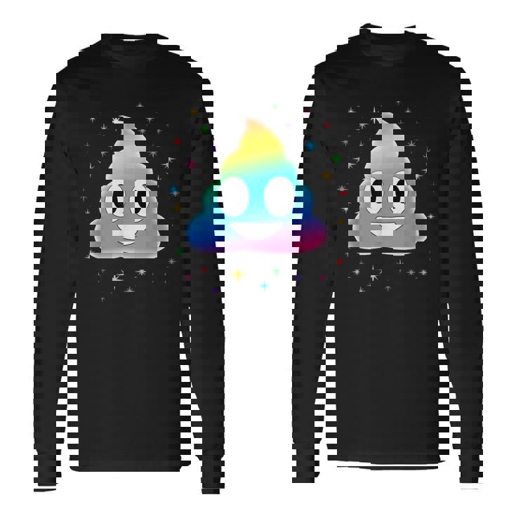 ユニコーンのうんち 長袖Tシャツ