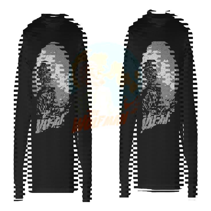 ユニバーサル モンスター ウルフマン ムーン 長袖Tシャツ