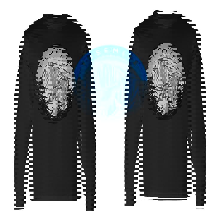 ヨセミテ国立公園 ハーフドーム ヴィンテージポスター スーベニア 長袖Tシャツ