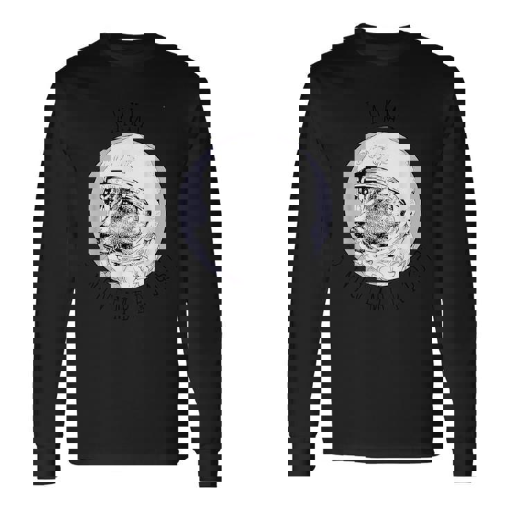 ライカ 宇宙犬 ソ連 長袖Tシャツ