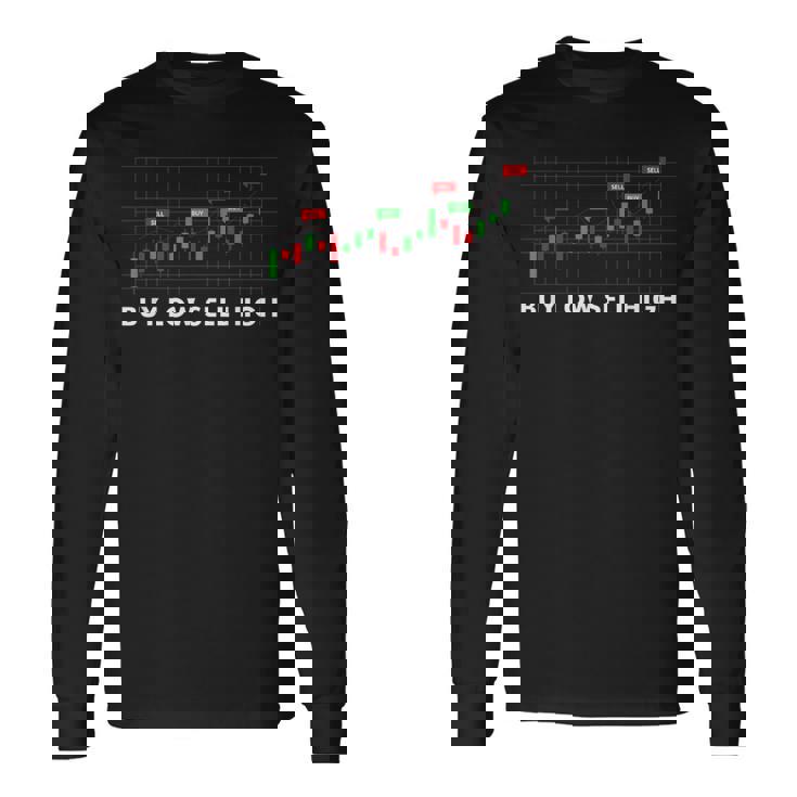 ラッキー株取引 Buy Lowell High Luckytock Trading 長袖Tシャツ