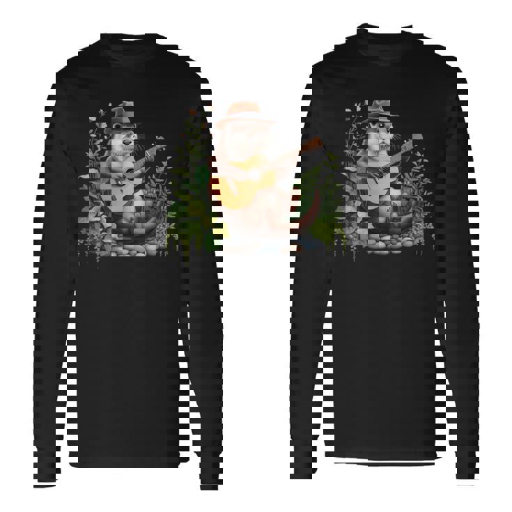 ラッコ グッズ 遊ぶ ビンゴ カワウソ スタッフ ヴィンテージ ラッコ 長袖Tシャツ