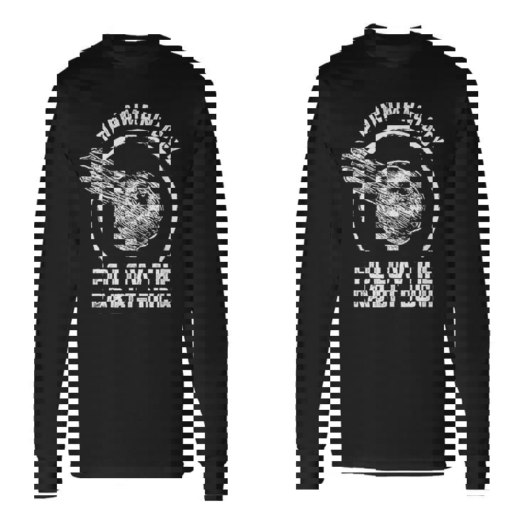 ラビットダックに従う ウィトゲンシュタインの哲学 長袖Tシャツ