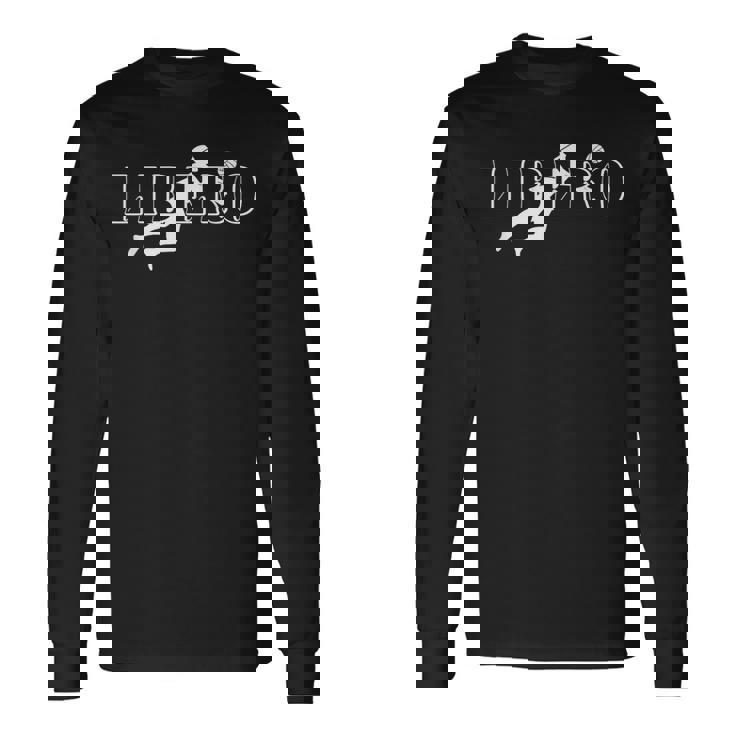 リベロ バレーボール ディフェンシブプレイヤーポジション 長袖Tシャツ ギフトのアイデア