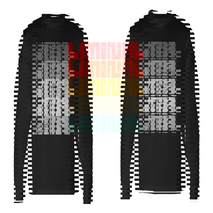 リミナルスペース インターネットミーム リミナルスペース 長袖Tシャツ