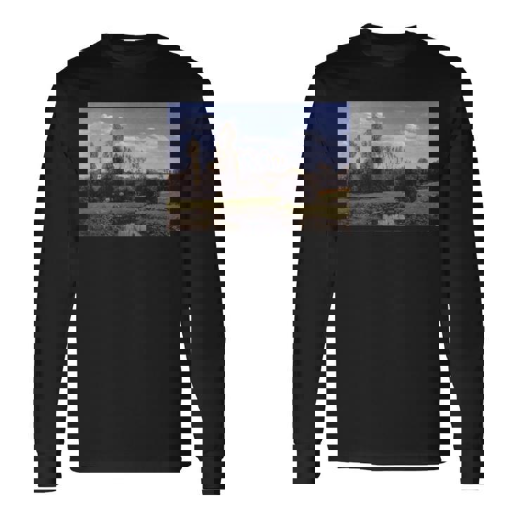 ルールのモネの眺め ル・アーヴル 長袖tシャツ 長袖Tシャツ