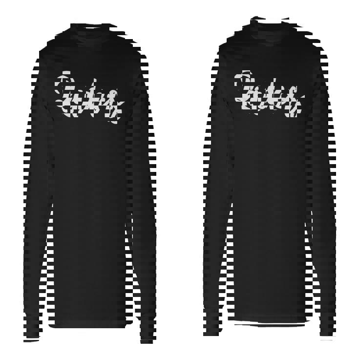 レイダーススクールスポーツチームマスコットタウンゴーカレッジアスリート 長袖Tシャツ