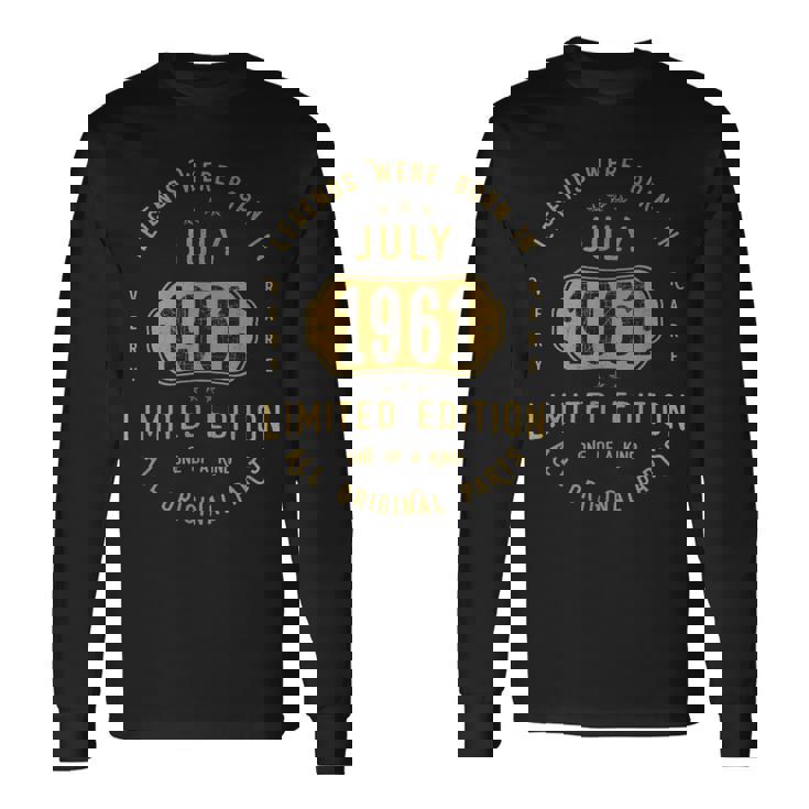 レジェンドは1961年七月生まれ 誕生日 長袖Tシャツ