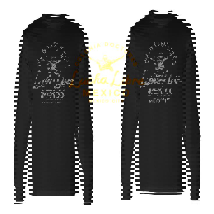 レスリング ルチャ リブレ メキシカン レスラー ヴィンテージ 長袖Tシャツ