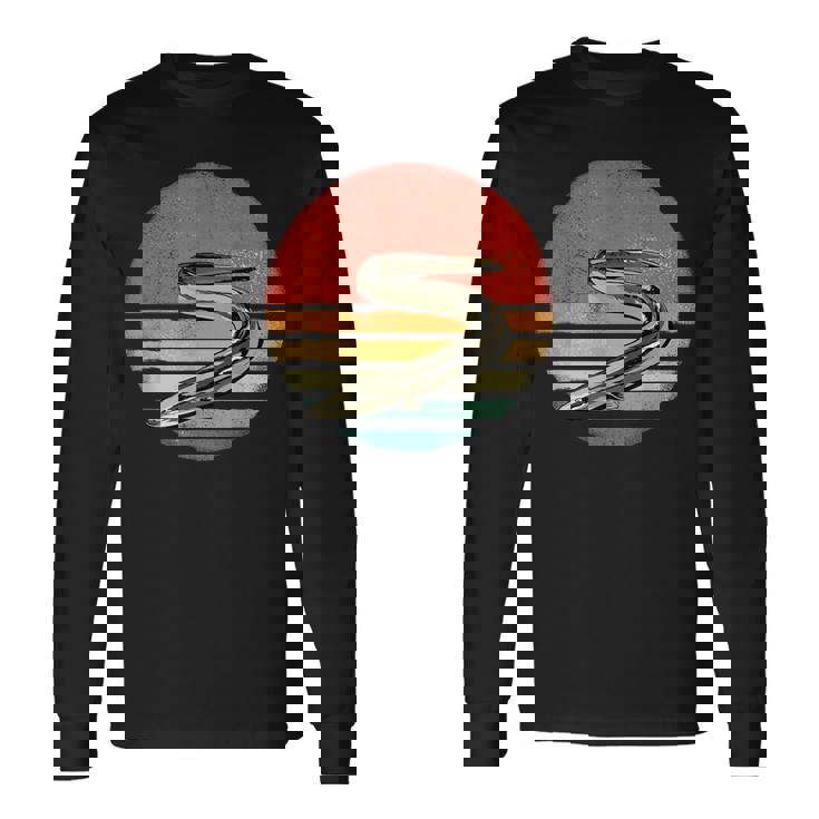 レトロ ヴィンテージ ウナギ 自然 うなぎ 恋人 長袖Tシャツ