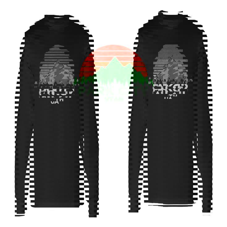 レトロ ヴィンテージ パークシティデザイン パークシティギフト 長袖Tシャツ