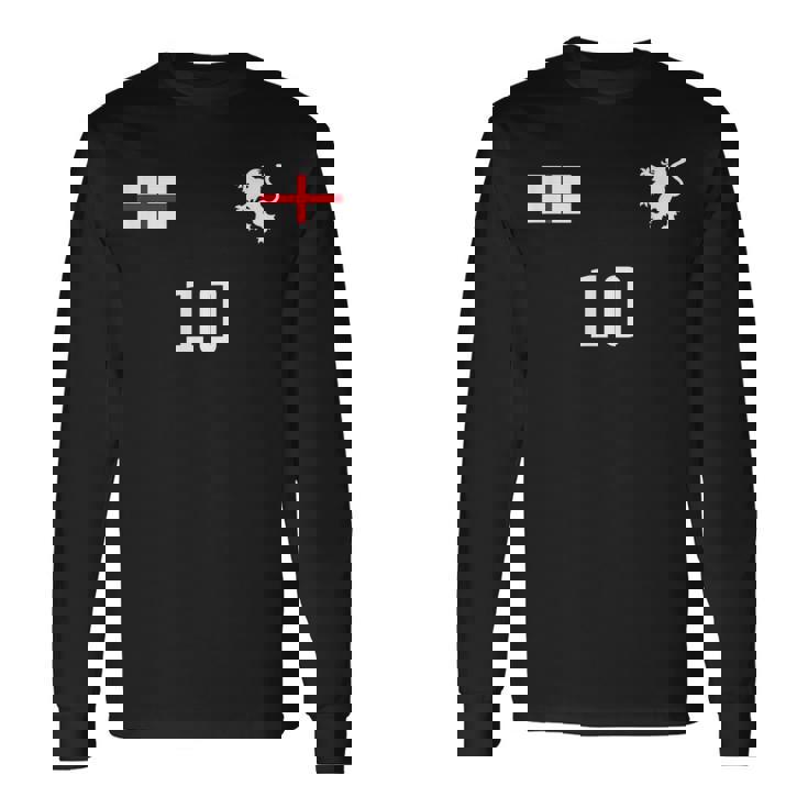 レトロなイングランド サッカー 長袖Tシャツ