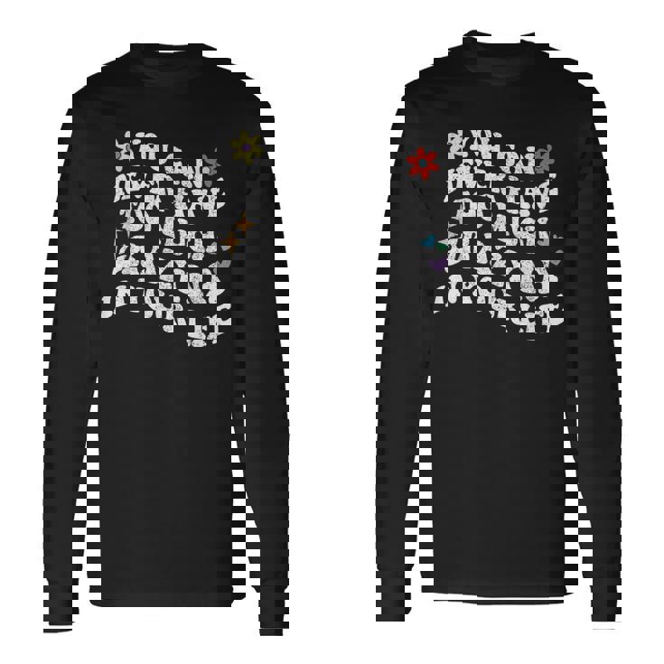 レトログルーヴィーなあなたは、決してあまりにも多くのgrazynaを持つことはできません 長袖Tシャツ