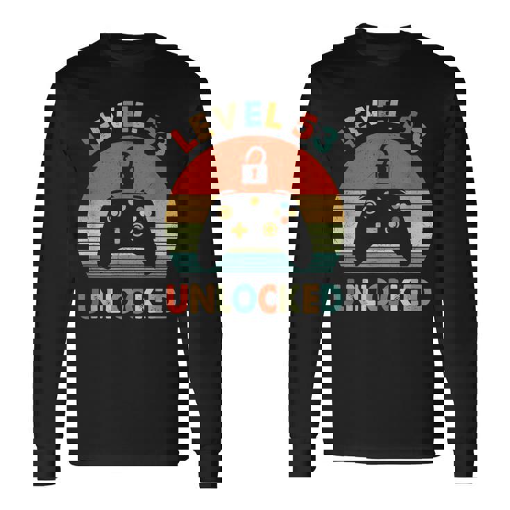 レベル53アンロック ヴィンテージ 53歳の誕生日ゲーマー 面白いゲーム 長袖Tシャツ