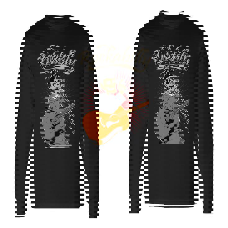 ロカビリー ピンナップ ホットロッド オールドスクール ロカビリー 長袖tシャツ 長袖Tシャツ