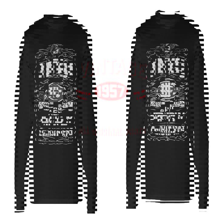 ヴィンテージ 1957年 還暦 66歳 1957年生まれ 長袖Tシャツ