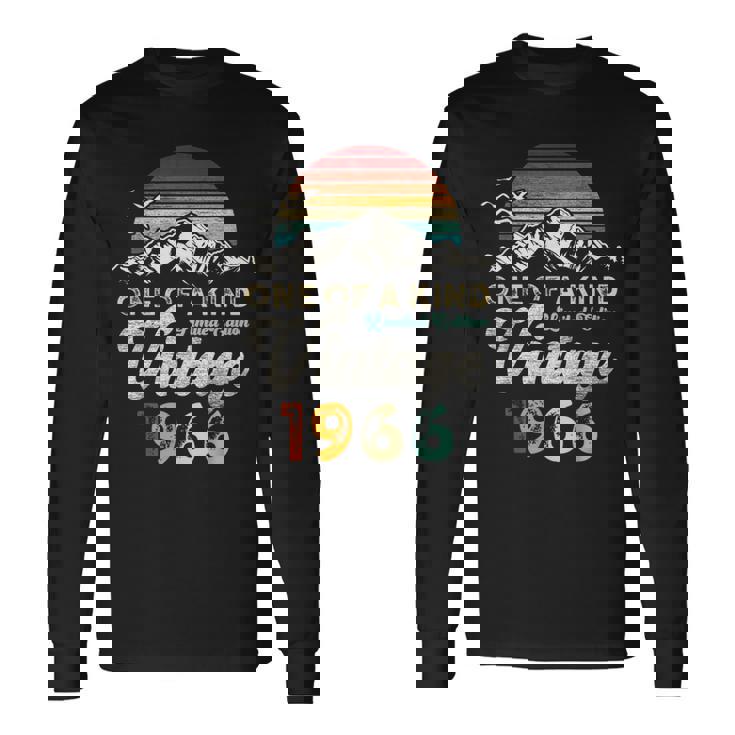 ヴィンテージ 1966 誕生日 60年 マウンテン レトロ 長袖Tシャツ