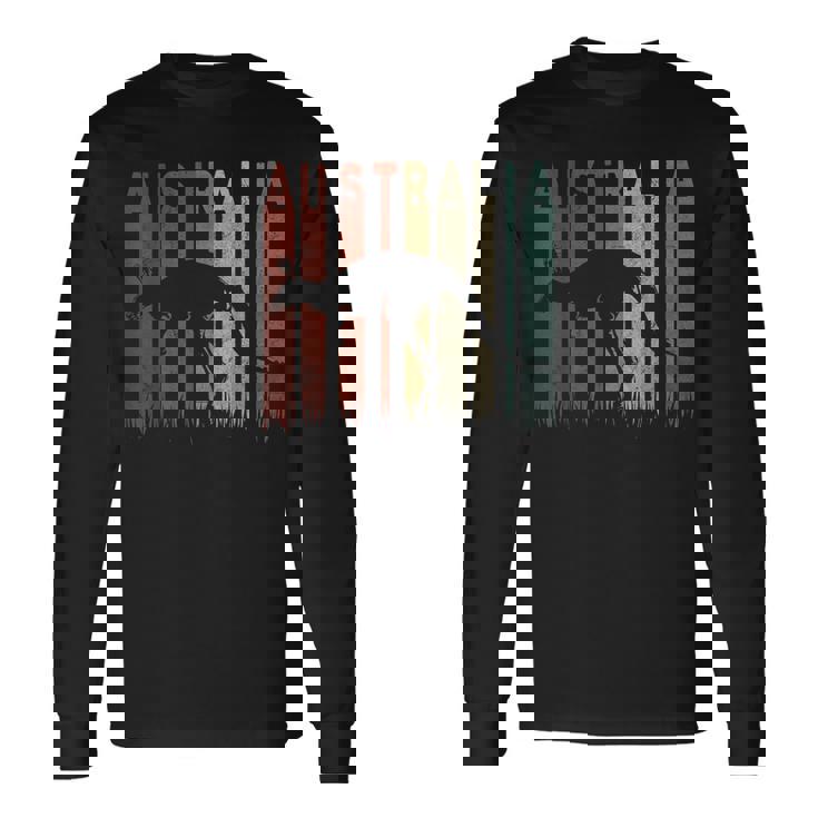 ヴィンテージ カンガルーオーストラリア オージー レトロ カンガルーオーストラリア 長袖Tシャツ