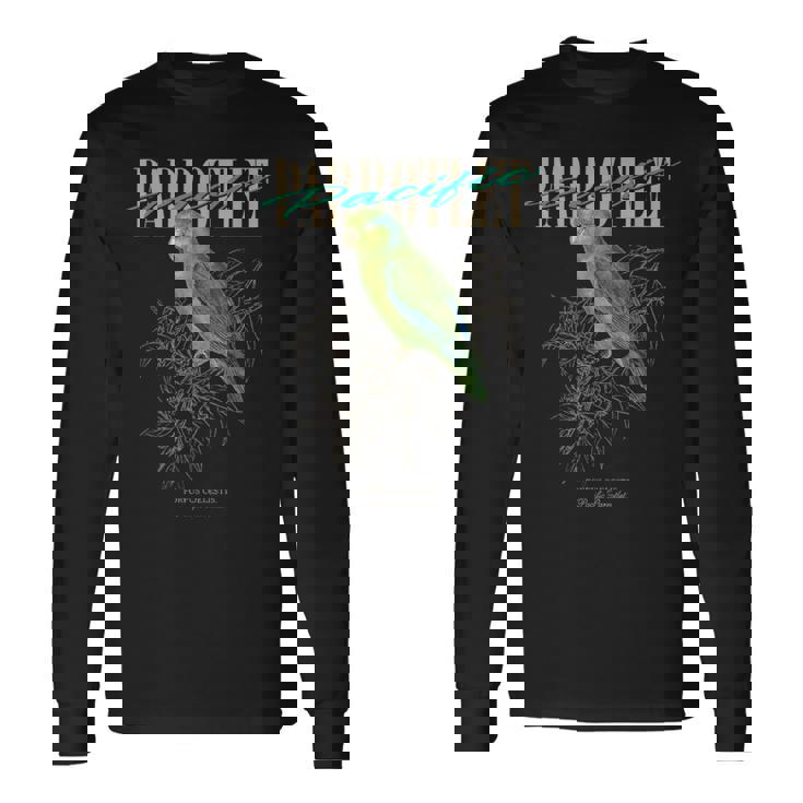 ヴィンテージ 太平洋オウム バードウォッチング 自然 愛 鳥 長袖Tシャツ