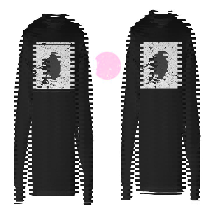 ヴィンテージ 野球 試合 リーグ 日本国旗 代表 選手 長袖Tシャツ