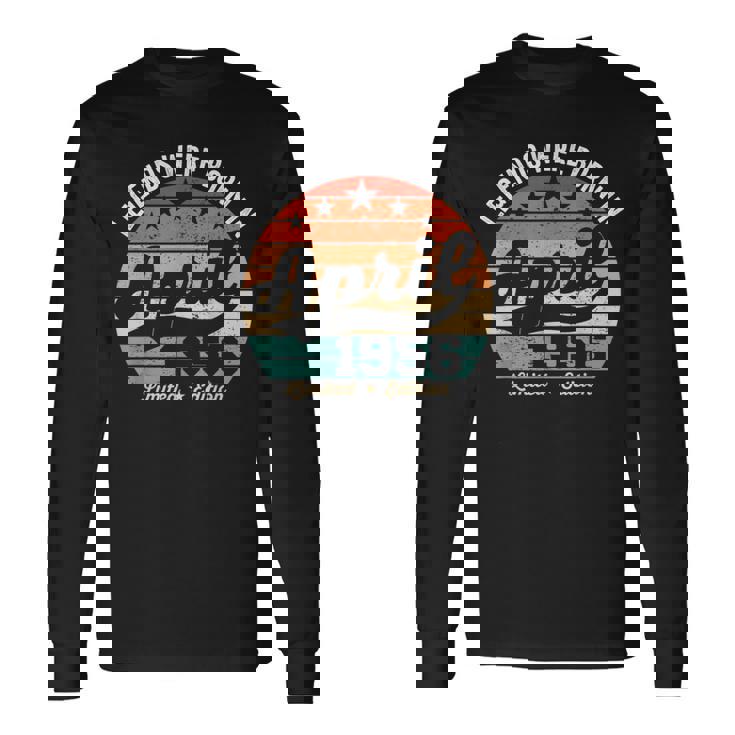 ヴィンテージ70歳の誕生日の伝説は1956年4月に誕生しました。 長袖Tシャツ